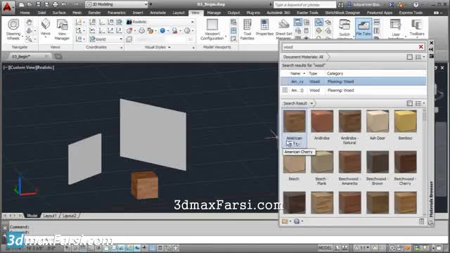 pluralsight - Customizing Your Materials and Textures in AutoCAD - نماشا