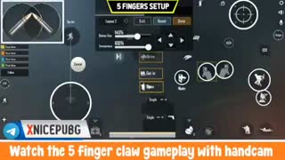 آموزش بی نظیر چیدمان 5 انگشتی روی صفحه + تنظیمات سنسیویتی مختص آن همراه با تست برای اولین بار...  ( چیدمان 5 انگشتی حرفه ای)