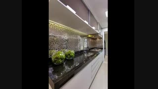 ترفندهای بکار بردن متریال شیشه برای دکوراسیون آشپزخانه و استفاده از شیشه های هوشمند