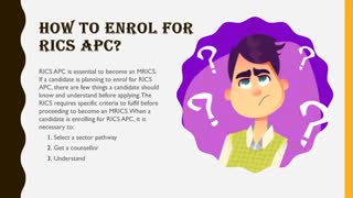 How to enroll for RICS APC