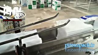 دستگاه بسته بندی دستمال کاغذی پیروزپک، بسته بندی محصولات بهداشتی و یک بار مصرف