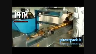 دستگاه بسته بندی دونات پیروزپک، بسته بندی بهداشتی و سریع مواد غذایی