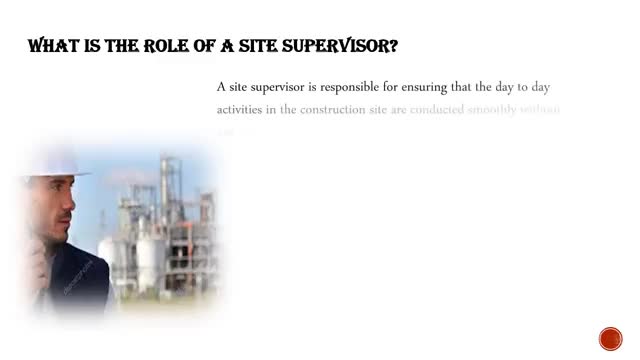 What is the role of Site Supervisor - نماشا