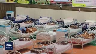 مرکز موقت قرنطینه بیماران کرونایی در شیراز