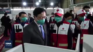 تحویل محموله اهدایی چین برای مقابله با کرونا