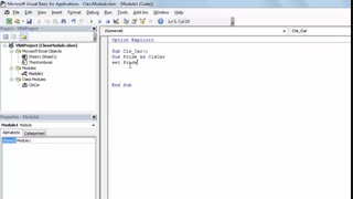 آموزش Class Module در ماکرونویسی اکسل( قسمت اول)