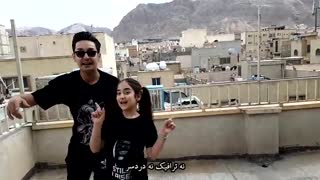 سیزده بدر رو پشت بوم ورقص دختر پسر