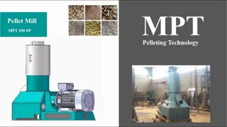 پرس پلت MPT-250 (تولید خوراک آبزیان-تولید غذای میگو پرورشی و ماهی پرورشی)