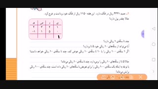 درس ششم ریاضی سوم ابتدایی