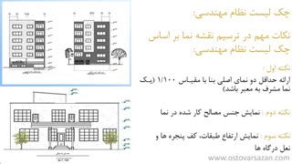 آموزش ترسیم پلان نمای شمالی - جنوبی در طراحی نقشه ها