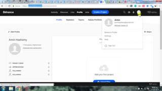ویدیو آموزش لینک سازی در سایت behance.net