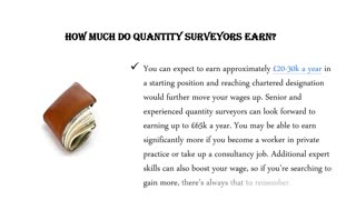 Quantity Surveying Salary