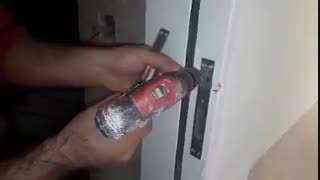 آموزش نصب قفل مقابل برقی - مرحله 1