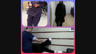 قبل و بعد استبدال مفصل الحوض الیمنی