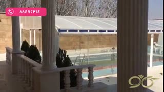 پوشش استخر شهریار ; سقف ثابت با شیشه های متحرک ریلی