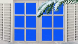 افکت پنجره (پرده آبی)