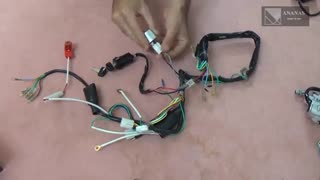 سیم کشی  مدار راهنمای موتورسیکلت