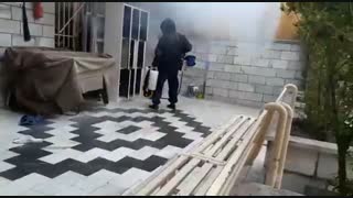 کمپ ترک اعتیاد رهپویان آوای رهایی ضدعفونی مجدد مرکز برای پیشگیری از ویروس کرونا