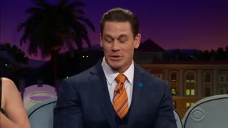 صحبت های جان سینا در برنامه late late show درباره بی تی اس(BTS/john cena)