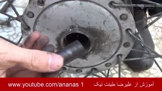 تعویض بلبرینگ چرخ جلو موتورسیکلت