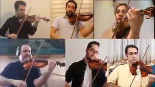 ویدئویی جالب از اجرای مجازی ارکستر ملی ایران