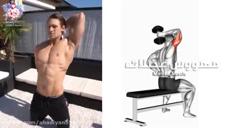 تمرینات پشت بازو در خانه بدون وسیله