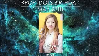 KPOP IDOLS BIRTHDAY PART 2 ||APRIL MAY JUNE||