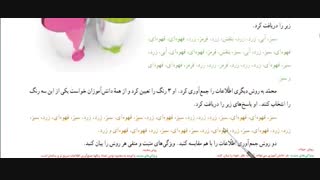 ریاضی هفتم - فصل نهم - درس اول - جمع‌آوری و نمایش داده‌ها