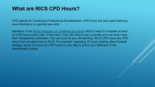 RICS CPD