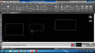 آموزش دستورهای CHAMFERوFILLET