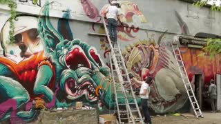 ✅ مستند نقاشی  گرافیتی و هنرمندان این سبک نقاشی در جهان