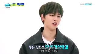 قسمت 454 برنامه ویکلی آیدل با حضور وان اس و مجری گری مینهیوک و کیهیون منستااکس + زیرنویس فارسی  | Weekly Idol