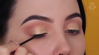 آرایش چشم مجلسی-سایه چشم شاینی لایت
